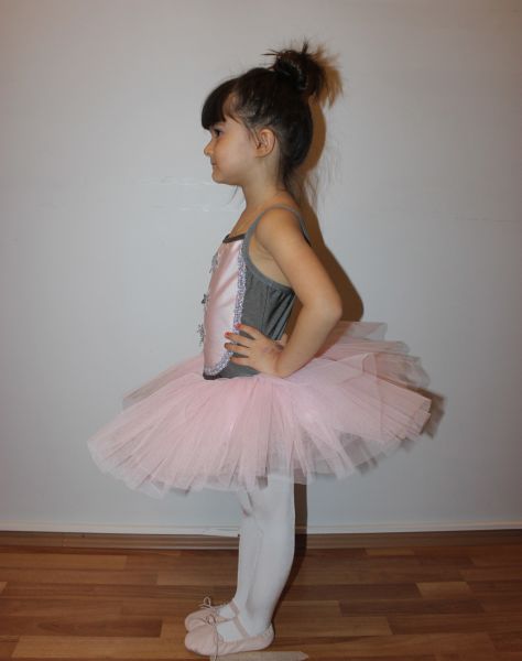 Ayce Kostüm - Pembe Gri Tütü - T07