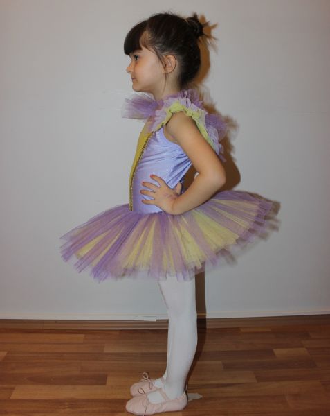 Ayce Kostüm - Lila Sarı Tütü - T10