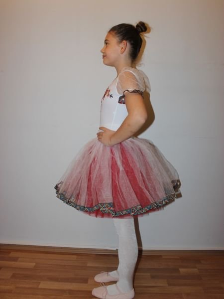 AYCE KOSTÜM - ÇİÇEK İŞLEMELİ TÜTÜ - T50