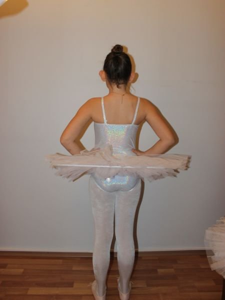 AYCE KOSTÜM - GÜMÜŞ PARLAK TÜTÜ - T54