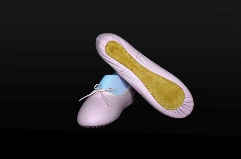 Ayce Kostüm - PEMBE DERİ BALE AYAKKABISI PATİĞİ P02